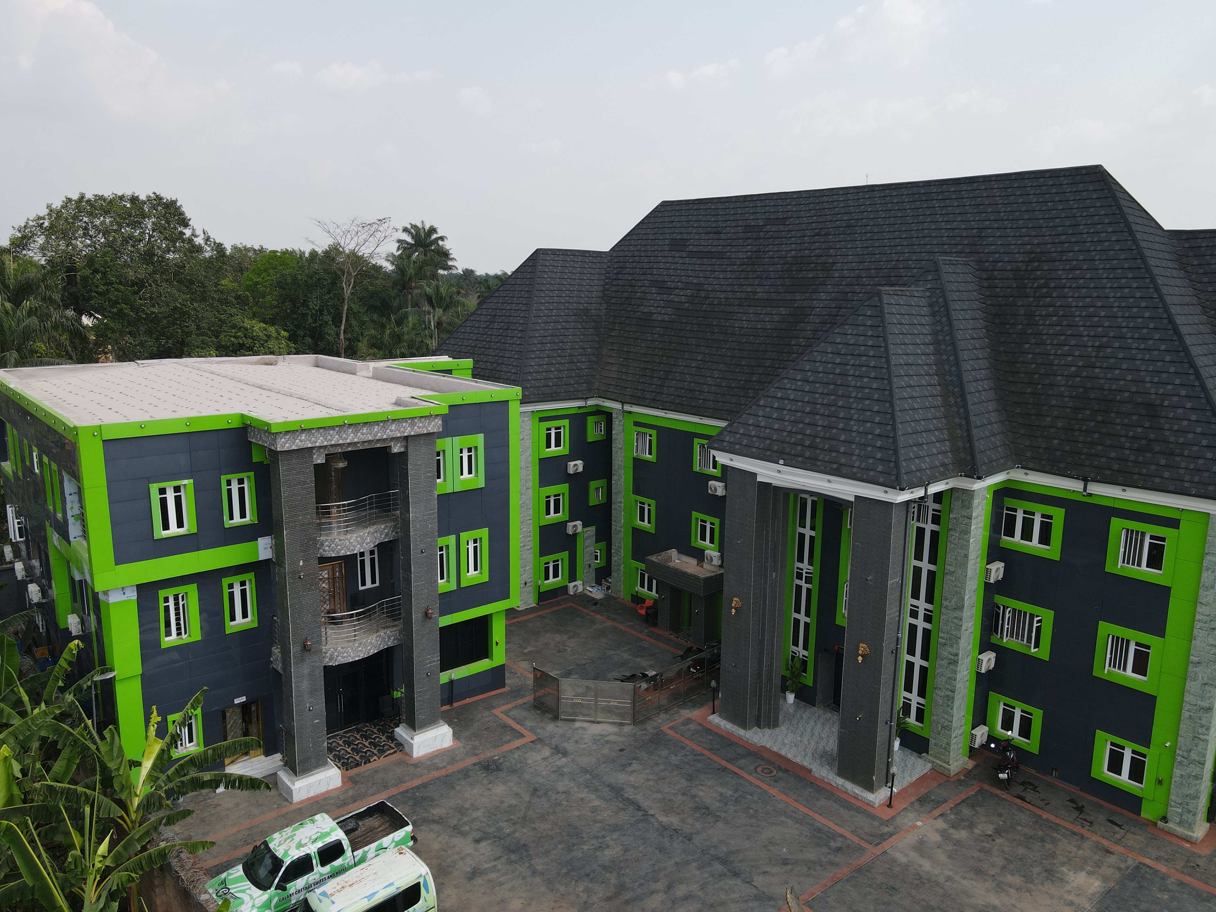 Full building exterior view (angle)